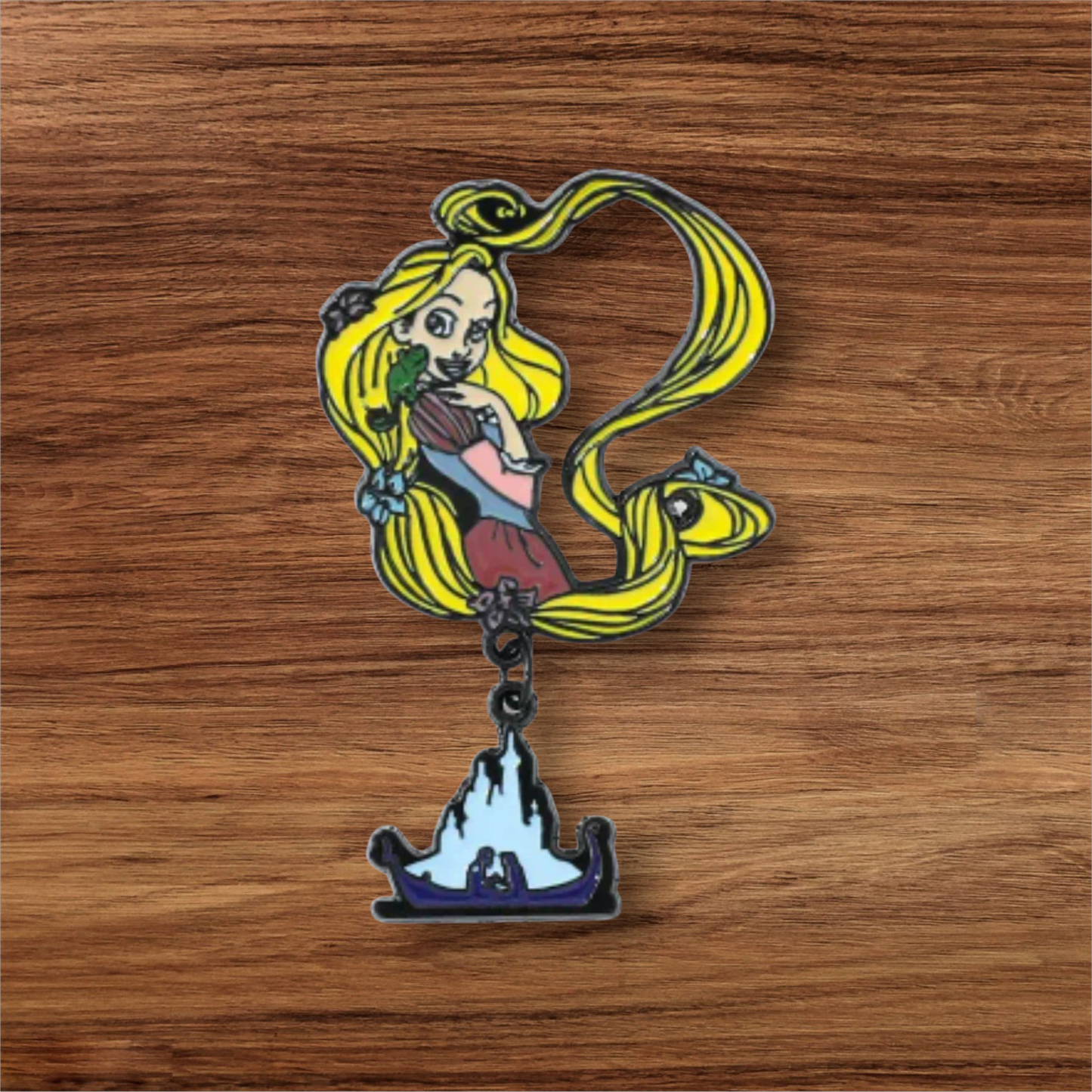 Rapunzel y su barca de luces