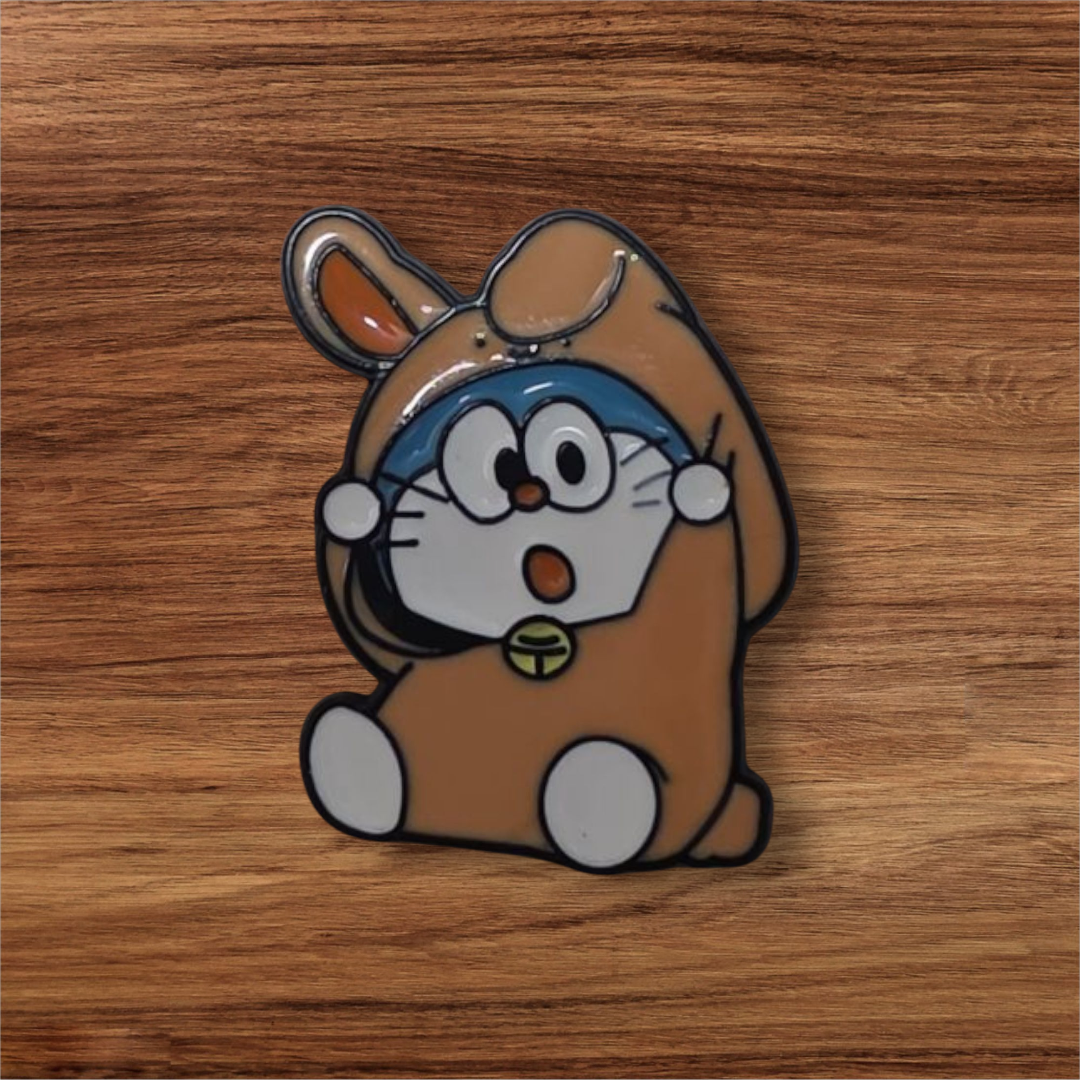 Doraemon disfrazado de conejito