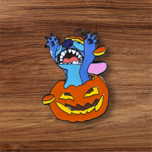 Pin Stitch Asustando desde la Calabaza